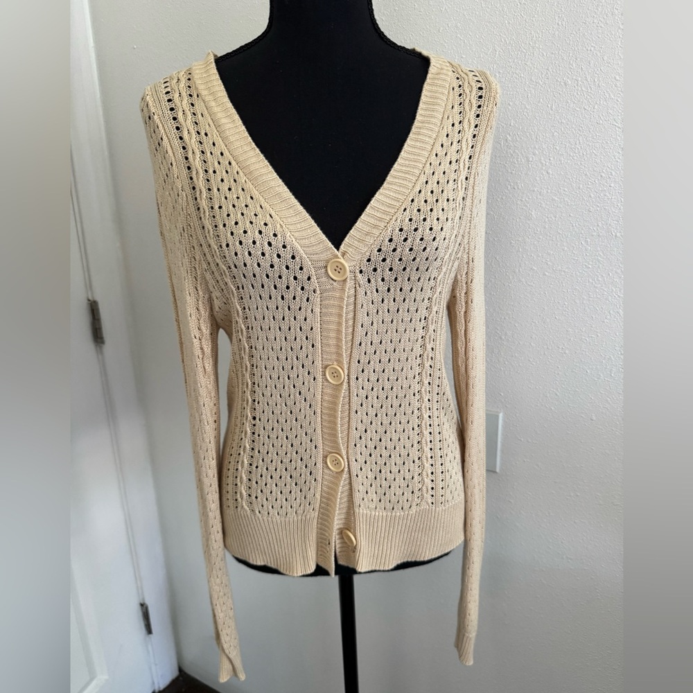 Love Trend Tan/Beige Knit Cardigan